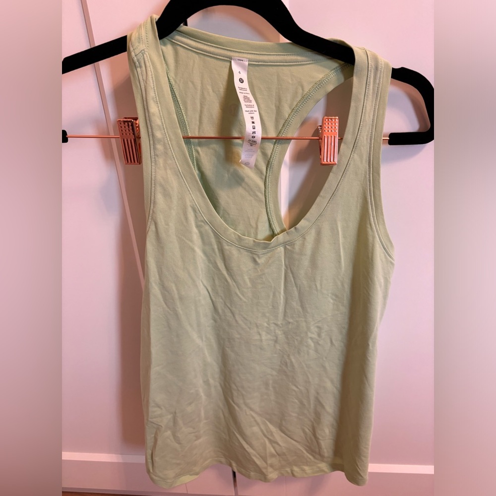 Light green love tank top - lululemon